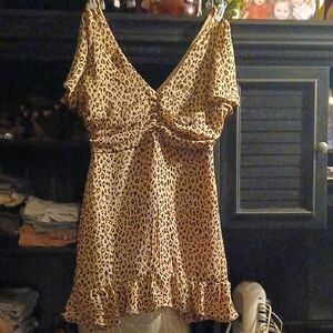 Forever 21 Leopard Print Mini Dress